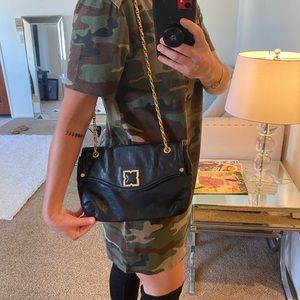 BCBG MAXAZRIA Black Cross Body Signature Bag